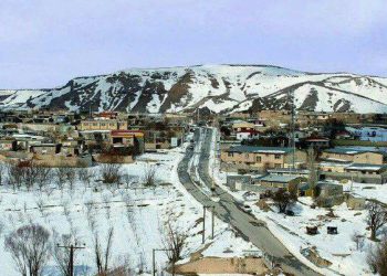 نمای ورودی روستای علیشار