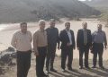 بررسی خسارت وارده سیل به مزارع در روستای چلمبر توسط دهیاری